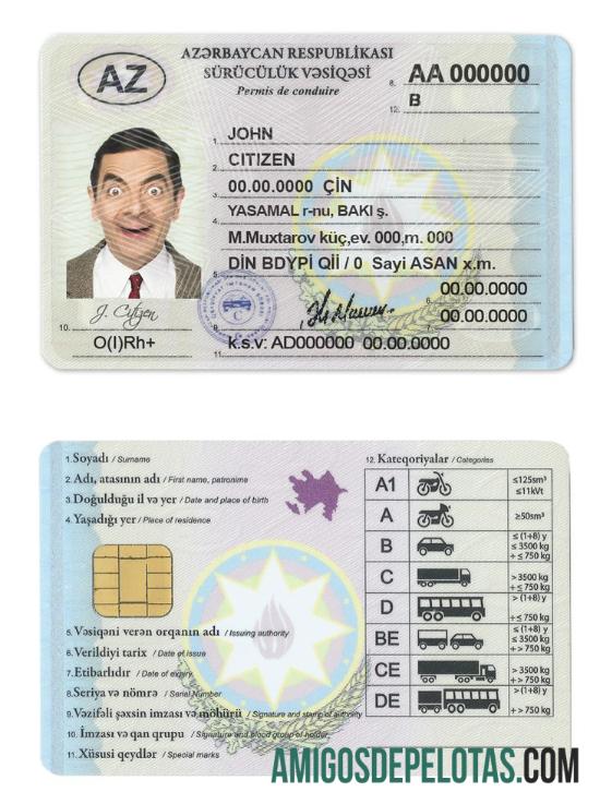 Azerbaijão DL (2013–presente) amostra